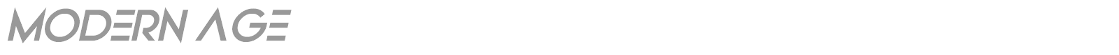 Modern Age font preview